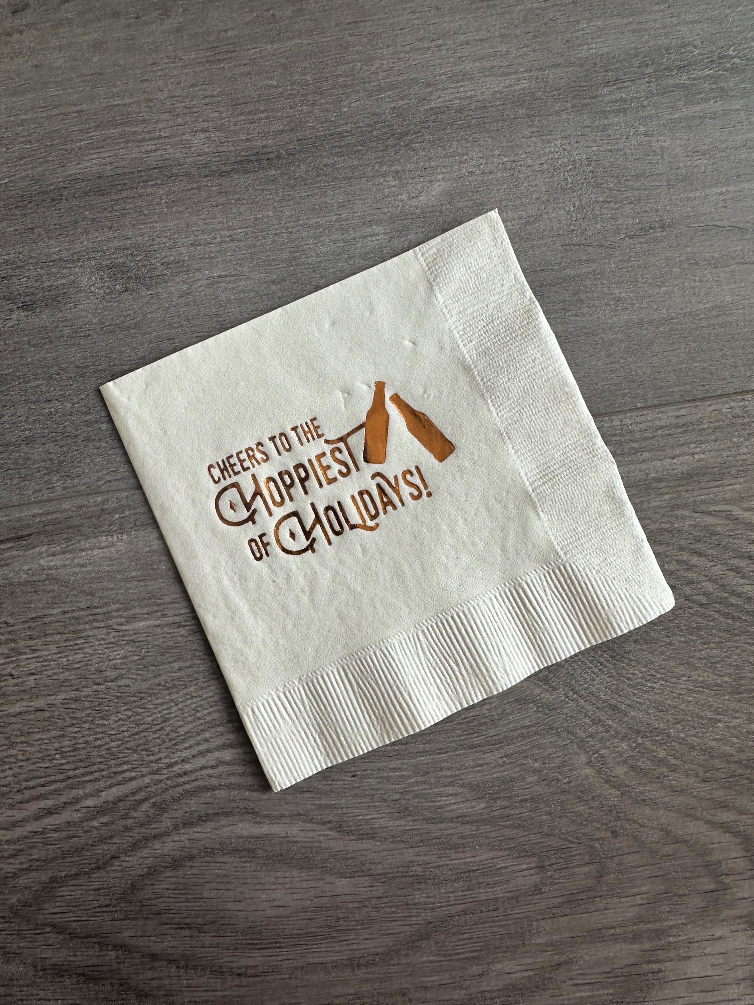 Cheers to the Hoppiest of Holidays — Cocktail Napkin