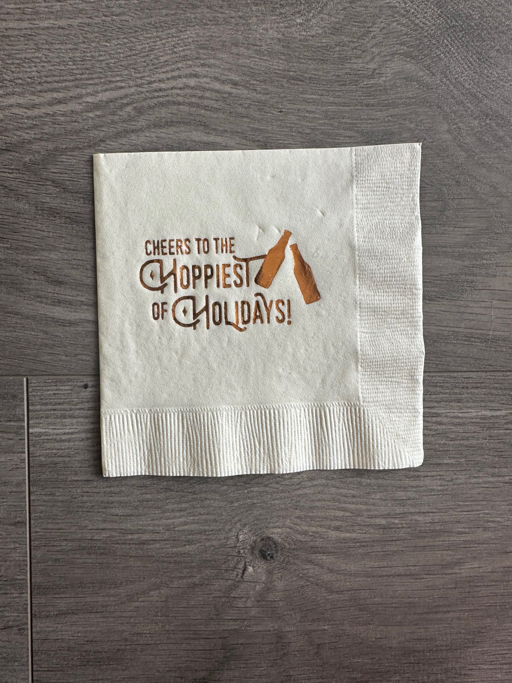 Cheers to the Hoppiest of Holidays — Cocktail Napkin