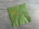 Eat, Drink, Give Thanks — Cocktail Napkin
