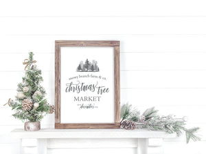 christmas tree market printable by stationare