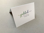 Gratitude smile deep in your soul thank you card by stationare