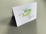 alway something thankful for card by Stationare