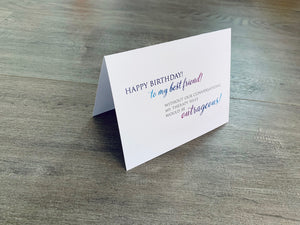 happy birthday to my best friend card by stationare