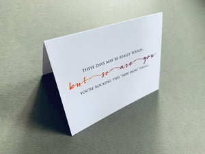 days may be really tough but so are you card by Stationare
