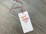 happiest of holidays christmas gift tag by stationare